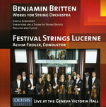 the album cover for B. Britten - Works for String Orchestra