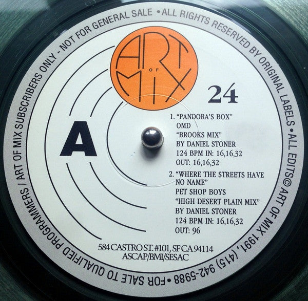 Various : Art Of Mix - 24 (12", Promo, Cle)