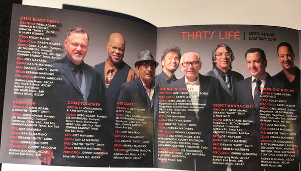 Greg Adams East Bay Soul* : That's Life (CD, Album)