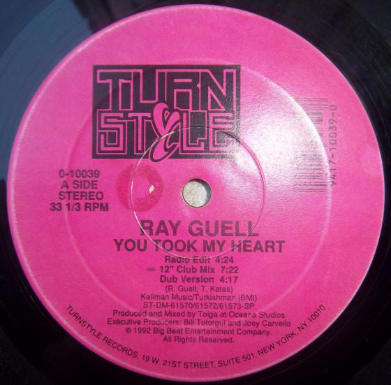 Ray Guell : You Took My Heart (12")