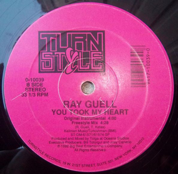 Ray Guell : You Took My Heart (12")