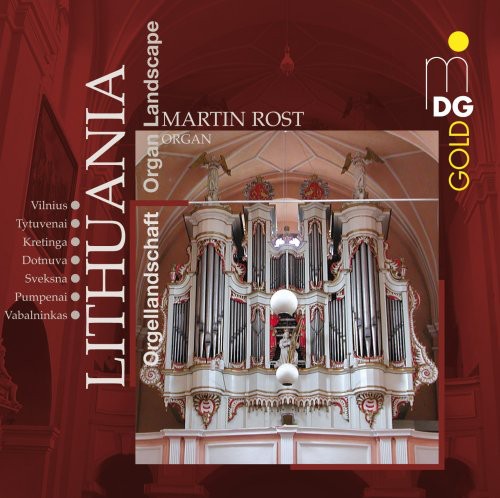 the album cover for F. Rost Martin - Organ Landscape