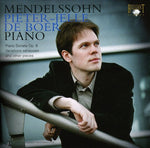 the album cover for F. MENDELSSOHN - Works for Piano