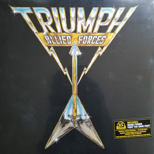 Triumph (2) : Allied Forces (LP, Album, RE, 180)