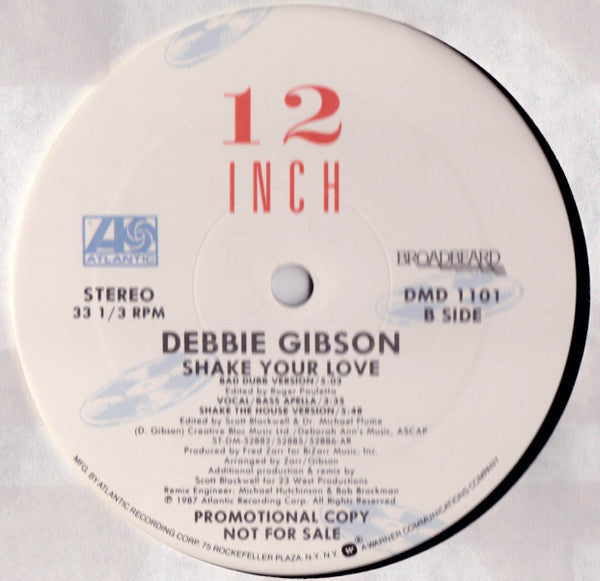 Debbie Gibson : Shake Your Love (12", Promo)