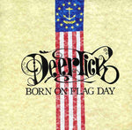 the album cover for Deer Tick - Born on Flag Day
