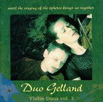 the album cover for Franke/Alsted - Violin Duos 3