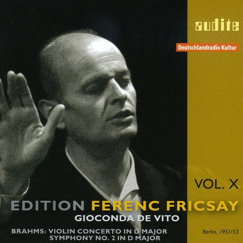 the album cover for J. BRAHMS - Edition Ferenc Fricsay 10