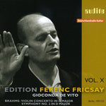 the album cover for J. BRAHMS - Edition Ferenc Fricsay 10
