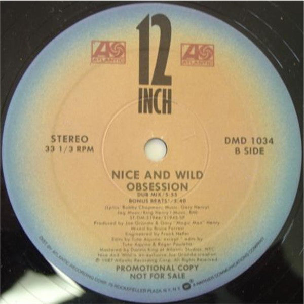Nice And Wild* : Obsession (12", Promo)