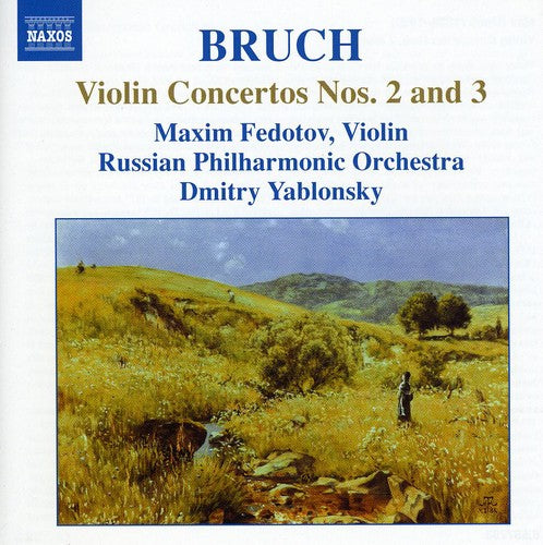 the album cover for Maxim Fedotov - Violin Concertos Nos 2 & 3