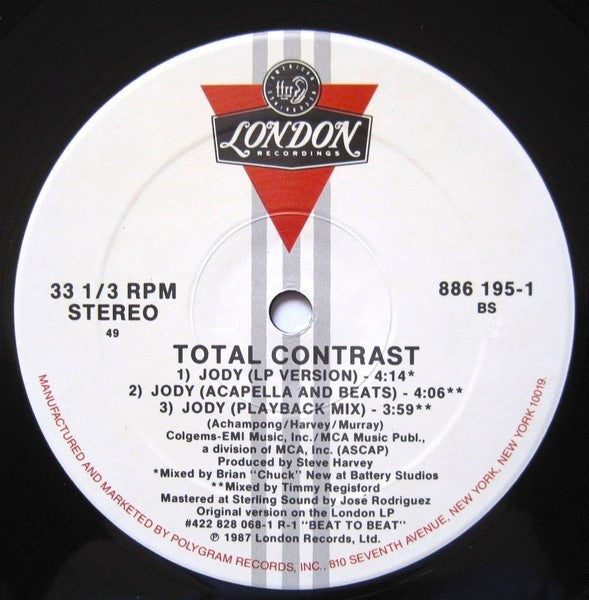 Total Contrast : Jody (12", Maxi)