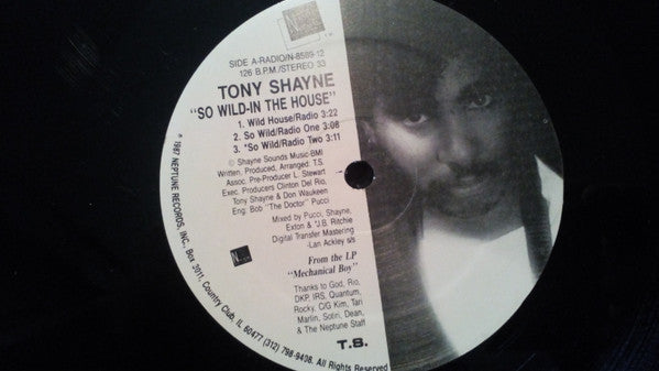Tony Shayne : Wild House / So Wild (12")