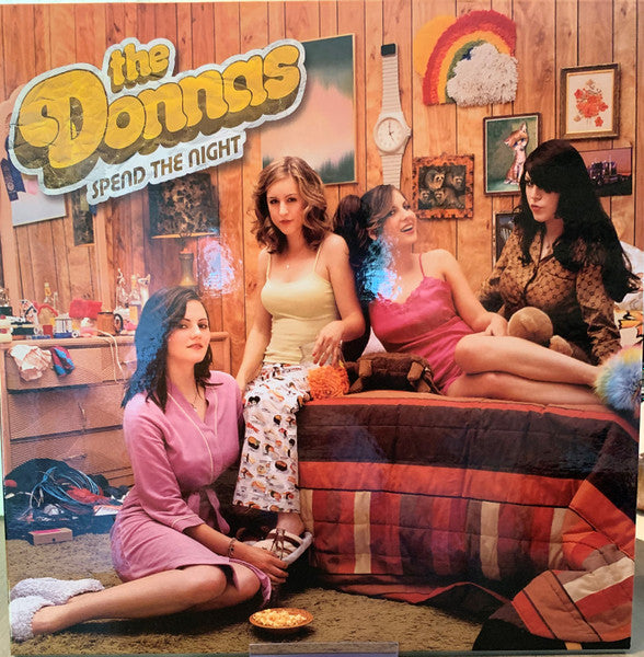 The Donnas : Spend The Night (2xLP, Album, Dlx, Ltd, Num, RE, Yel)