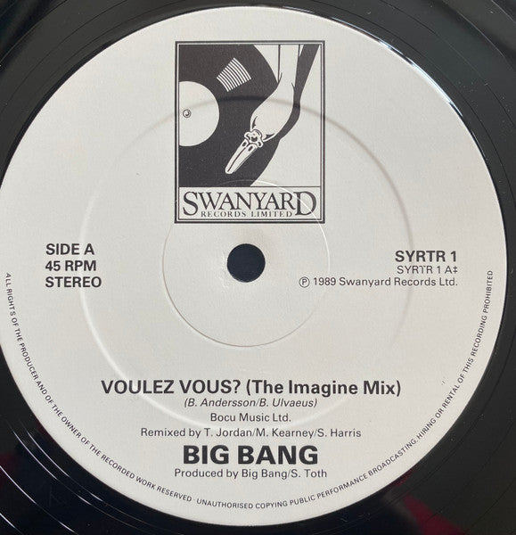 Big Bang (7) : Voulez Vous? (The Imagine Mix) (12")