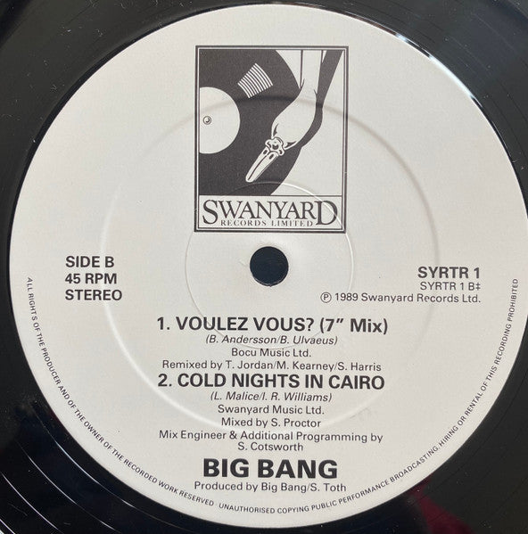 Big Bang (7) : Voulez Vous? (The Imagine Mix) (12")
