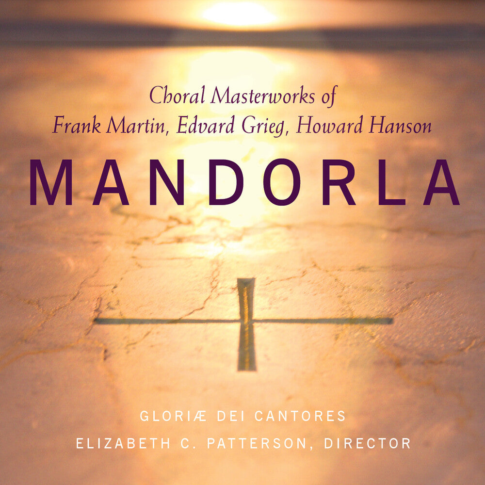 the album cover for Gloriae Dei Cantores - Mandorla: Mass for Double Choir / Fire Salmer