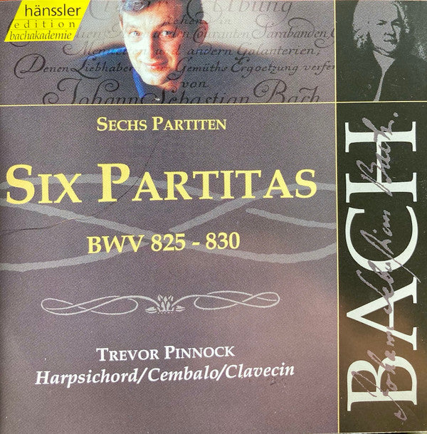 Johann Sebastian Bach – Trevor Pinnock : Six Partitas BWV 825-830 (2xCD, Album)