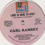 Carl Ramsey : Love Is Here To Stay (12", Single)
