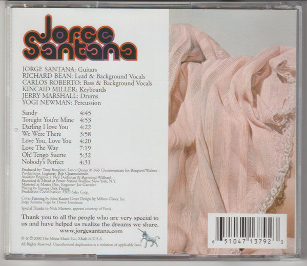 Jorge Santana : Jorge Santana (CD, RE)