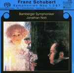 the album cover for F. SCHUBERT - Symphonies 1 3 & 7