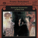 the album cover for F. SCHUBERT - Symphonies 2 & 4
