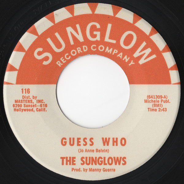 The Sunglows : Guess Who / Just As I Thought (7", Single, Mono)