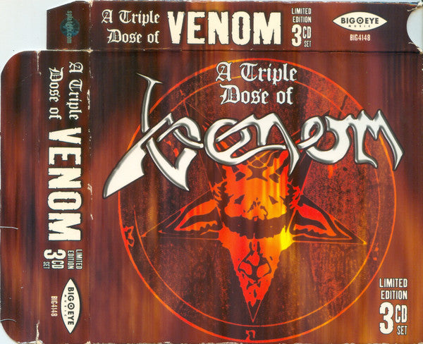 Venom (8) : A Triple Dose Of Venom (CD, Album, RE + 2xCD, Album, RE + Box, Comp)