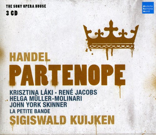 the album cover for Handel / Laki / Jacobs / Petite Bande / Kuijken - Partenope
