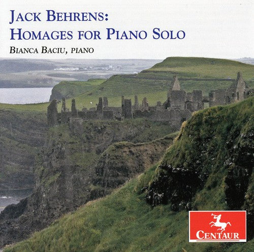 the album cover for Bianca Baciu - Homages for Piano Solo