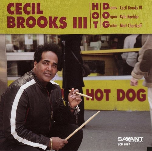 the album cover for Cecil Brooks III - Hot D.O.G.