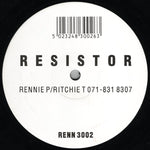 Rennie Pilgrem / Richard Thake : Resistor (12")