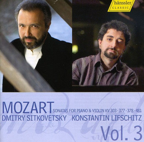 the album cover for W.A. Mozart - Violin Sonatas 3