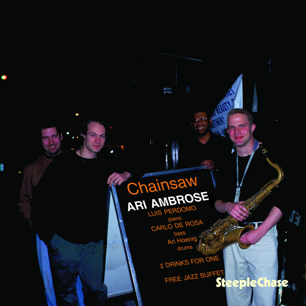 the album cover for Ari Ambrose - Chainsaw