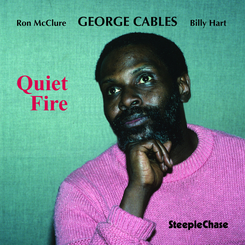 the album cover for George Cables - Quiet Fire