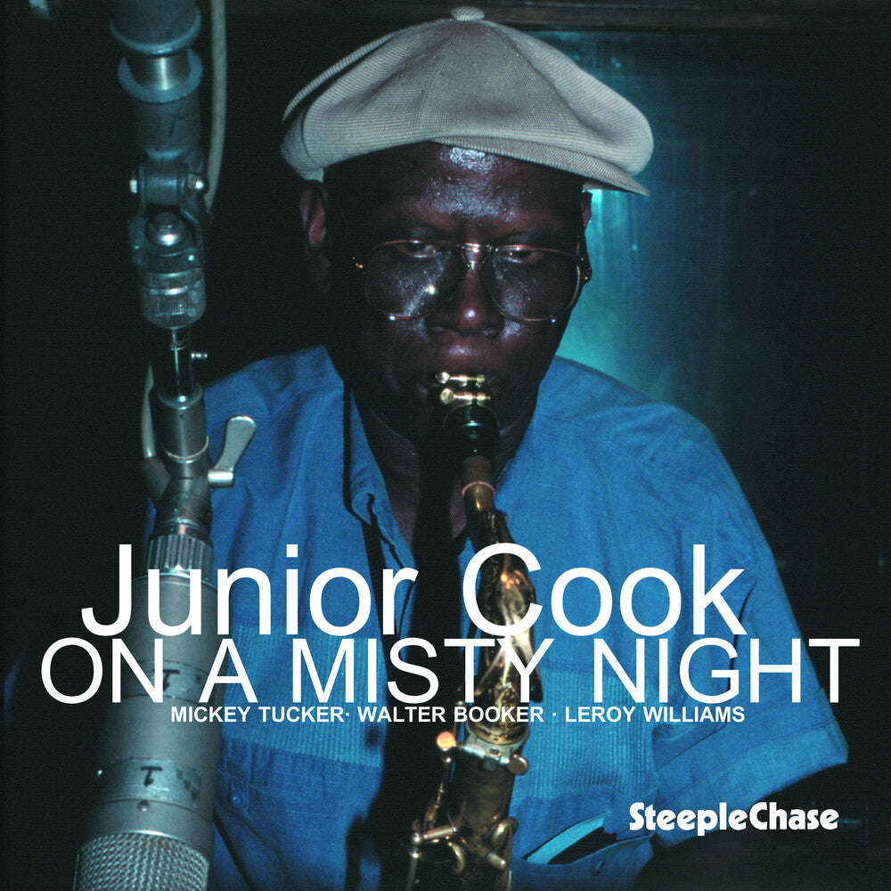 the album cover for Junior Cook - On a Misty Morning