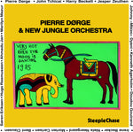 the album cover for Pierre Dorge - Evening The Moon Is Dancing