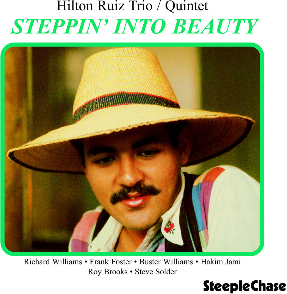 the album cover for Hilton Ruiz - Steppin' Into Beauty