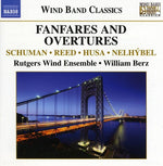 the album cover for Rutgers Wind Ensemble - Fanfares & Overtures for Wind Band