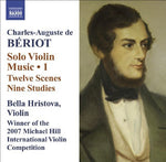 the album cover for Bella Hristova - Solo Violin Music: Twelve Scenes / Nine Studies