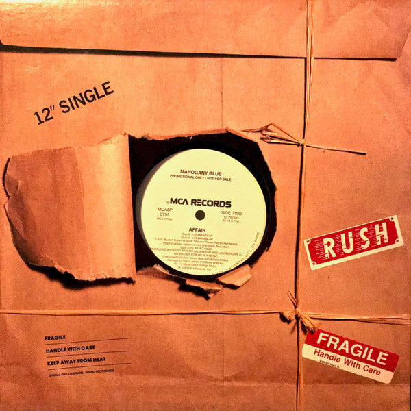 Mahogany Blue : Affair (12", Promo)