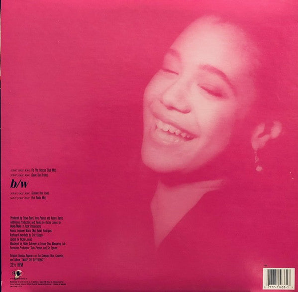 Tracie Spencer : Save Your Love (12", Single)