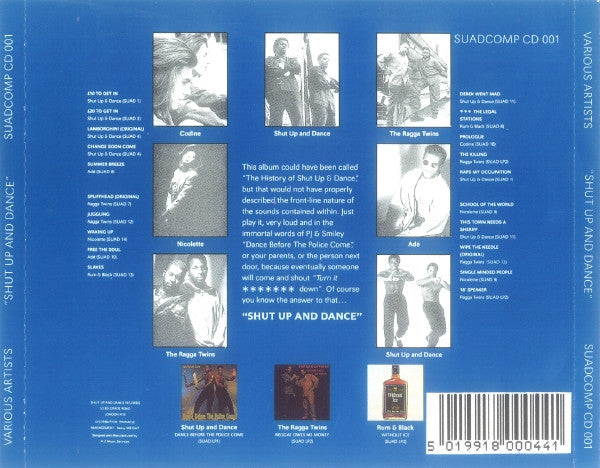 Various : "Shut Up And Dance" (CD, Comp)