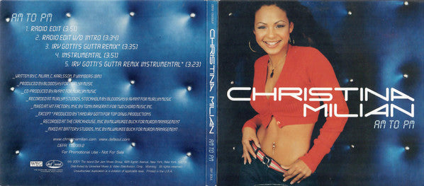 Christina Milian : AM To PM (CD, Promo)