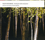 the album cover for V. HOLMBOE - Works for Violin & Piano