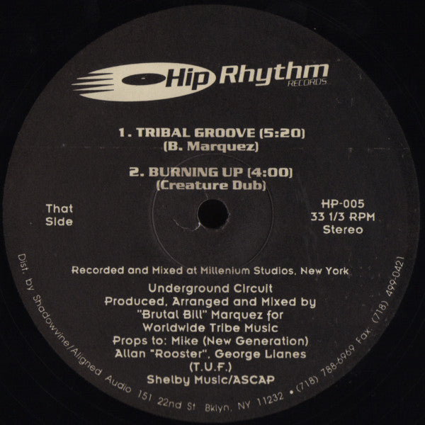 Underground Circuit : Ain't Nobody's Business (12")
