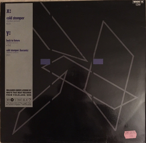 WestBam : Cold Stomper (12", Maxi)