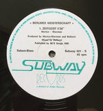 Berliner Meisterschaft : Zeitgeist (12")
