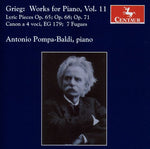 the album cover for E. GRIEG - Works for Piano 11