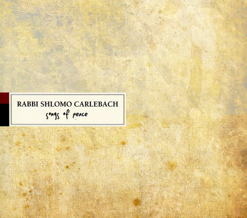 the album cover for Shlomo Carlebach - Songs of Peace